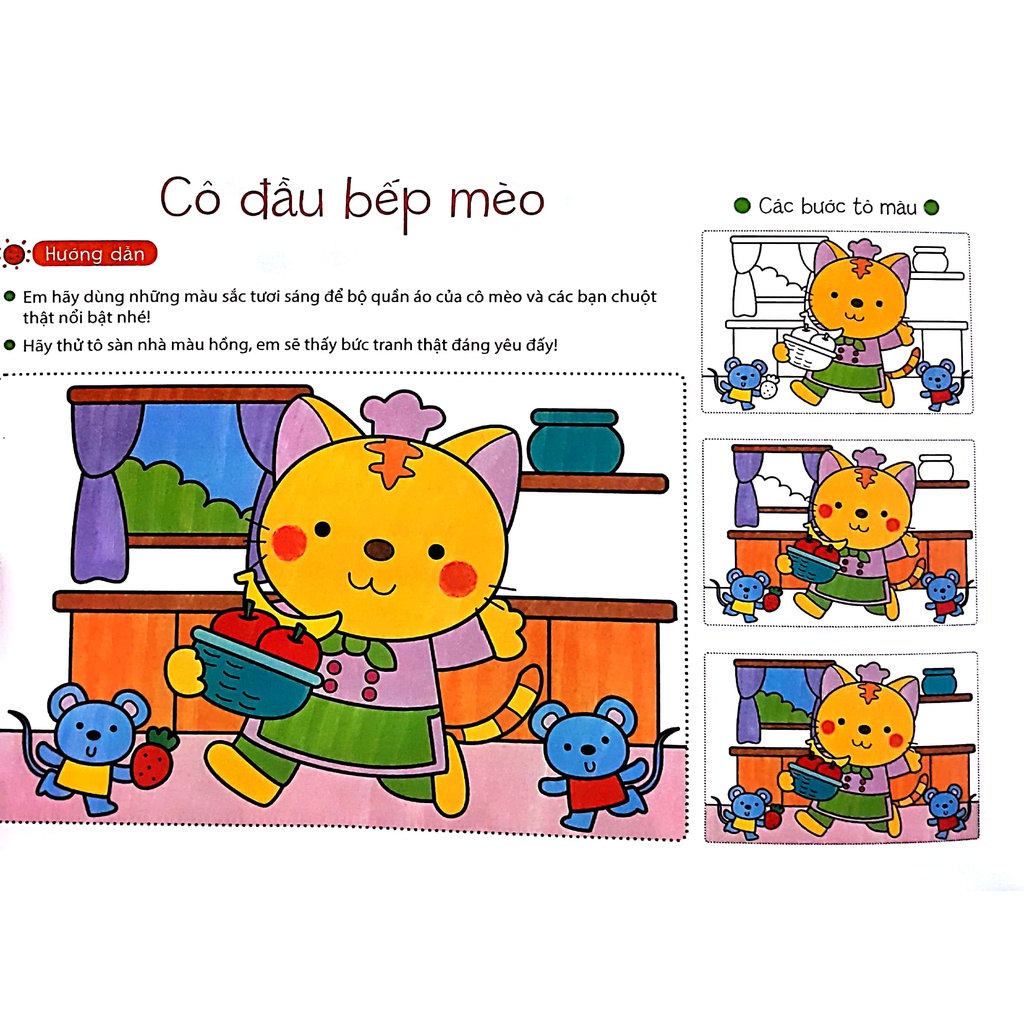 Sách Bé Tập Tô Màu (3-6 Tuổi) - Tập 3