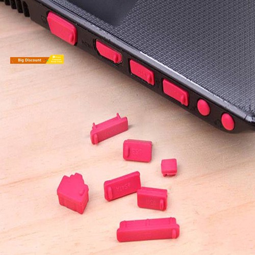 Bộ 13 nút silicone gắn cổng kết nối chống bụi cho laptop notebook