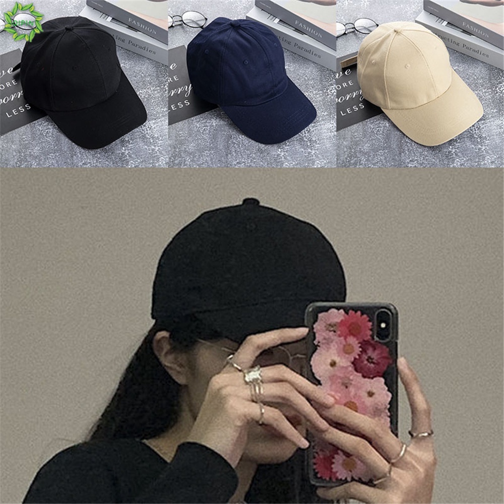 Mũ Lưỡi Trai Cotton Màu Sắc Retro Đơn Giản Thời Trang Cho Nam Và Nữ