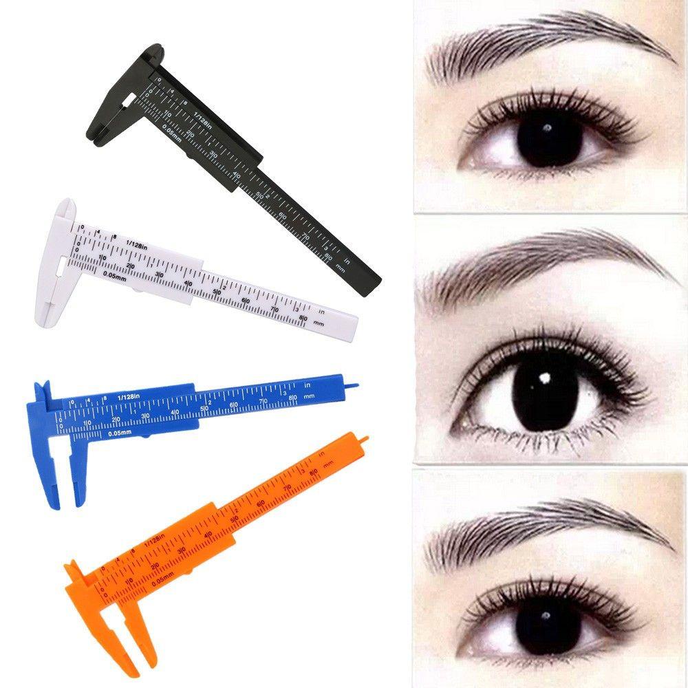 Thước Cặp Vẽ Lông Mày Chuyên Nghiệp 80mm