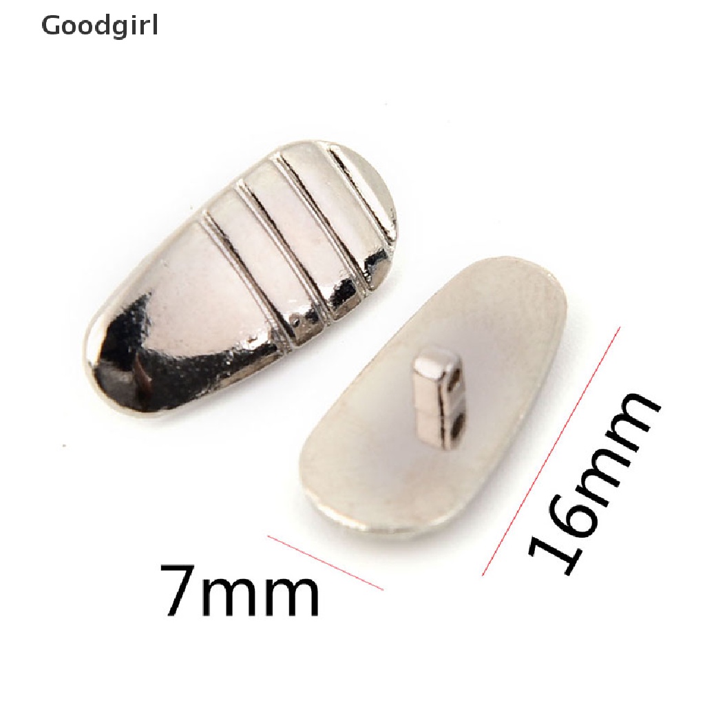 [Hàng mới về] 2 Cặp đệm mũi kim loại gắn mắt kính tiện dụng