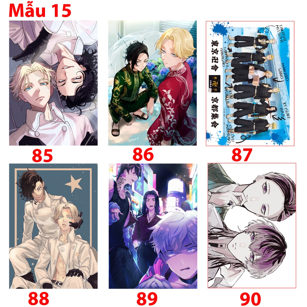 Poster/ tranh dán tường, áp phích anime Tokyo Revengers