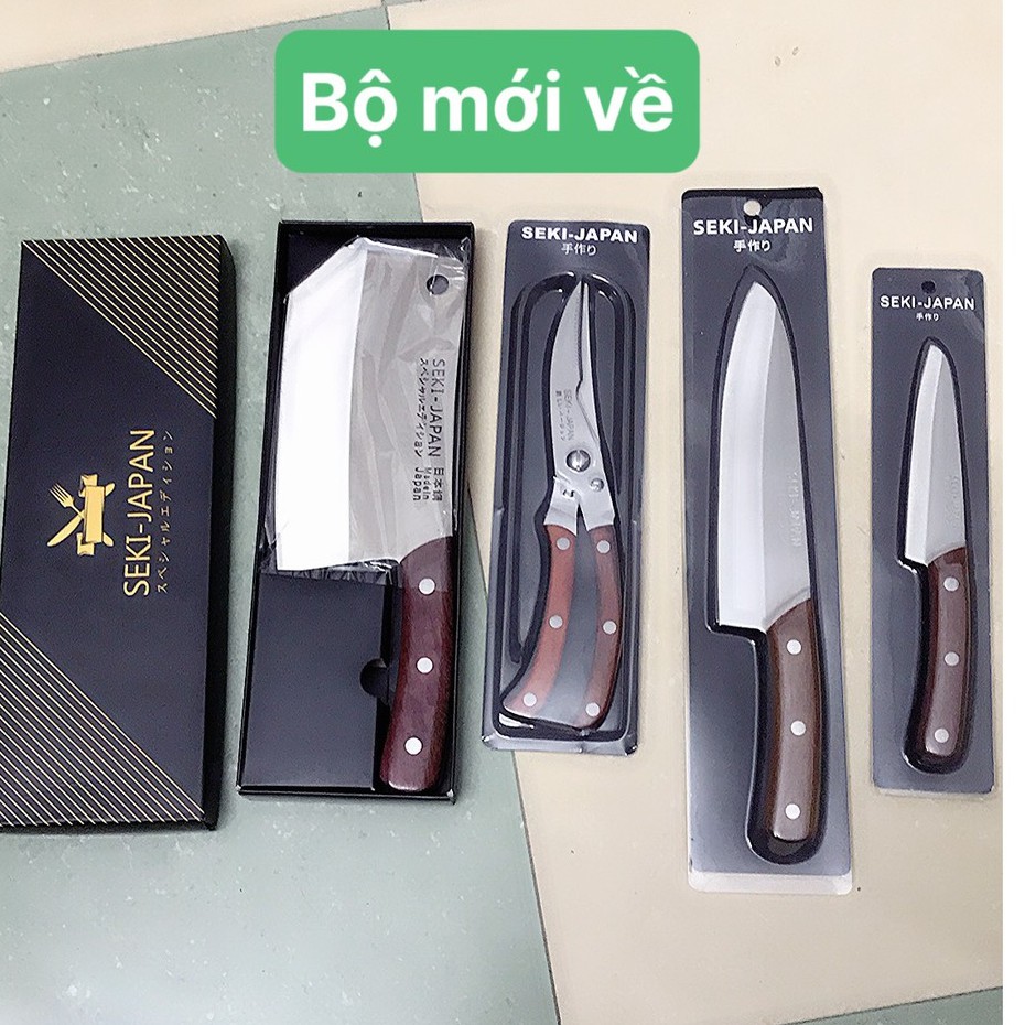 Dao thái Seki cỡ nhỡ dao gọt Seki cỡ nhỏ sắc bén nhỏ gọn dễ dùng và bền đẹp