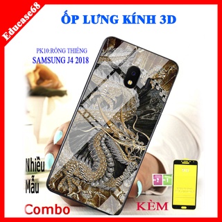 (COMBO ốp lưng )1 ốp lưng điện thoại SAMSUNG J4 2018 và 1 kính cường lực full màn hình SAMSUNG J4, Có kèm video sản phẩm