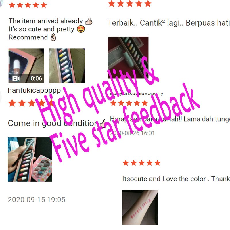 (hàng Mới Về) Set 12 Son Môi Mini Hình Viên Thuốc Chống Thấm Nước Và Lâu Trôi Cao Cấp | BigBuy360 - bigbuy360.vn