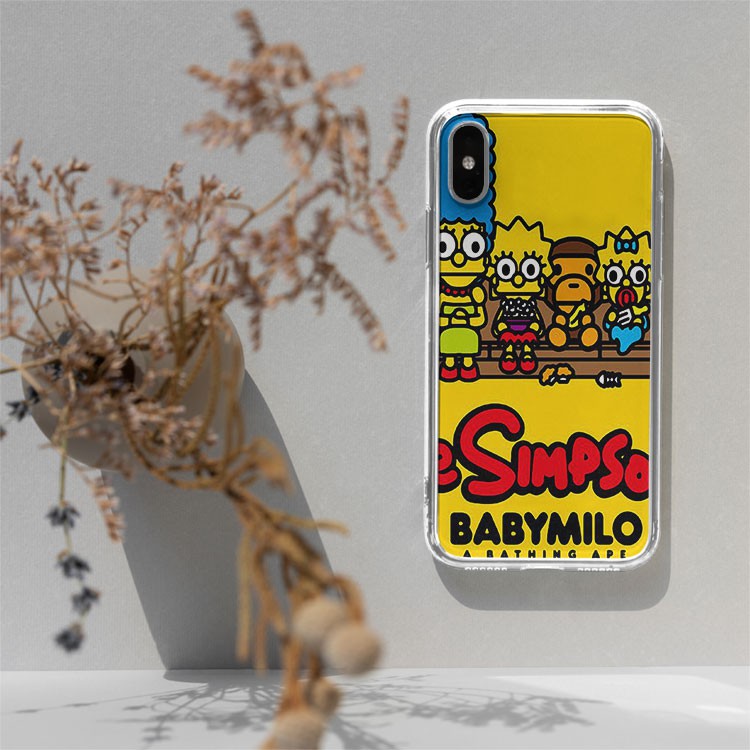 Ốp lưng Bape Simpson Tốt cho iphone 6/7/8/Plus/X/Xs/XsMax/Xr/11/Pro/12Mini/12 PROMAX BAPPOD00234