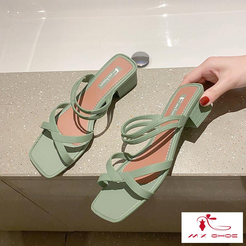 M & X ~  Dép Xỏ Ngón Đế Xuồng Hai Mảnh Ngọt Ngào Cho Nữ Sinh