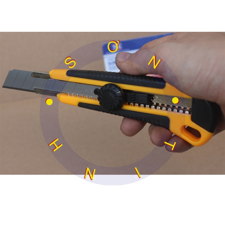 TOLSEN Dao Rọc Giấy Có Chốt Khóa Snap-Off Blade Knife 30018