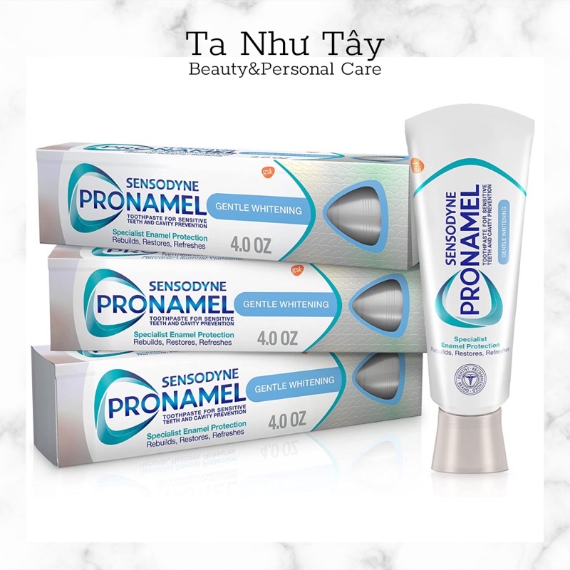 Kem đánh răng Sensodyne Pronamel Gentle Whitening (bản Mỹ🇺🇸)