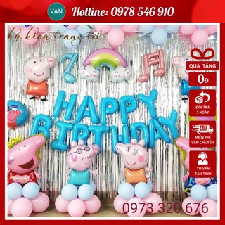 Set bóng sinh nhật cho bé tuổi heo - H16