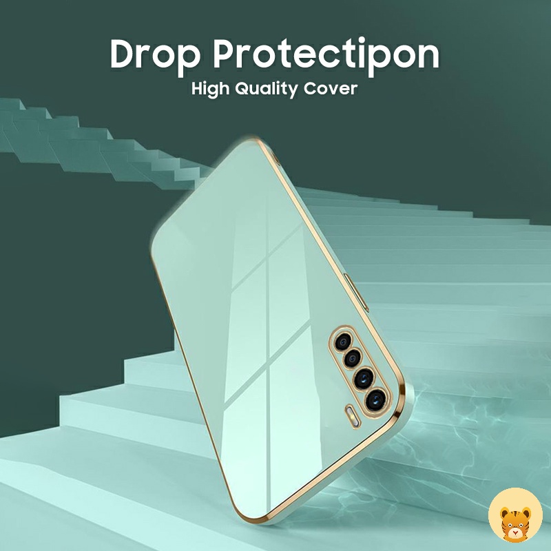 Ốp Điện Thoại Mạ Điện 7 Màu Sang Trọng Đơn Giản Dành Cho Oppo Reno 3