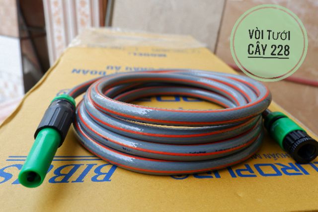 Bộ 20 Mét Dây Vòi Tưới Cây Siêu Bền Tăng Áp Đa Năng