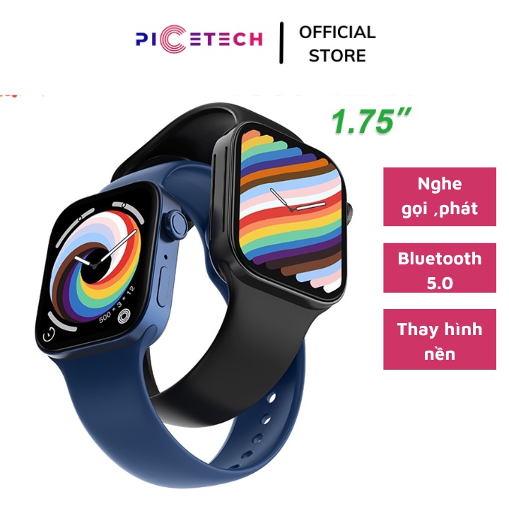 Đồng Hồ Thông Minh Phiên Bản T500 + MAX - PICETECH Nghe Gọi Kêt Nối Bluetooth 5.0 (bh 6 tháng)