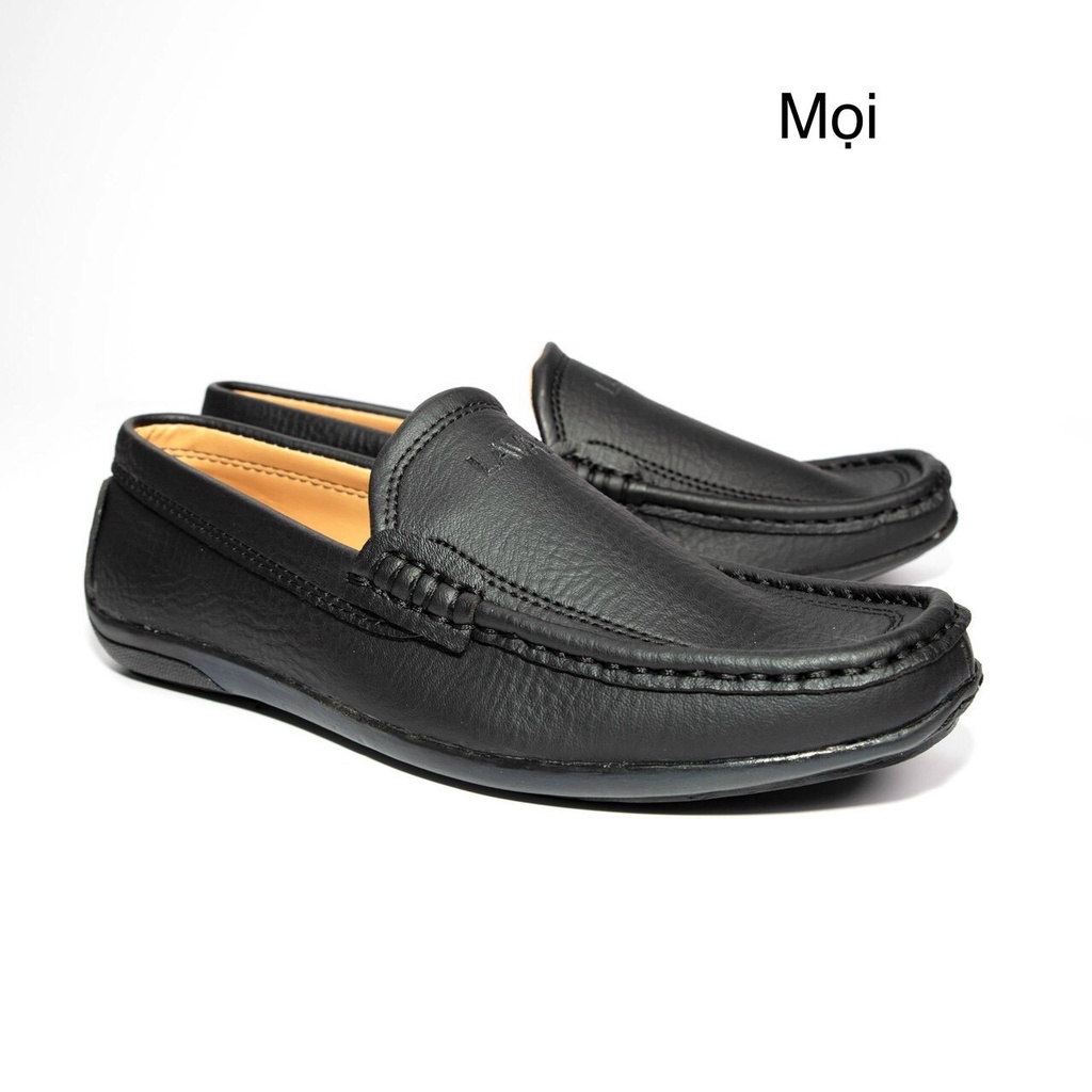 Giày da nam cao cấp, giày da bò, đế kếp may chắc chắn Ngoc Ve fashion