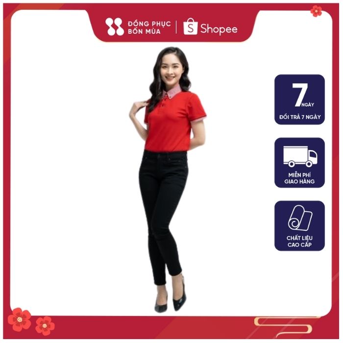 [HÀNG LOẠI 1] Áo thun polo Nam / Nữ cổ trụ phong cách trẻ trung, vải cá sấu cotton hàng hiệu cao cấp sẵn hàng đủ size