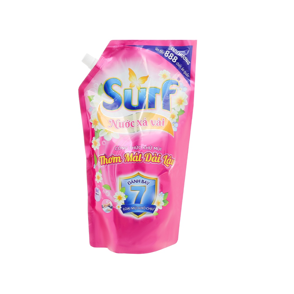 Nước Xả Vải Surf Hương Cỏ Hoa Lan Tỏa Túi 1.6 Lít