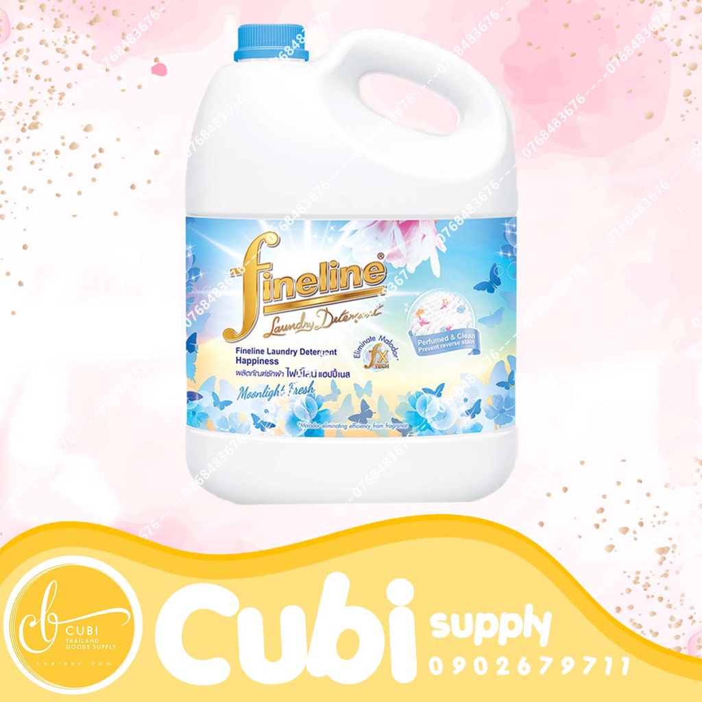 Nước Giặt Fineline Mẫu Mới Thái Lan 3000ML - Màu Xanh