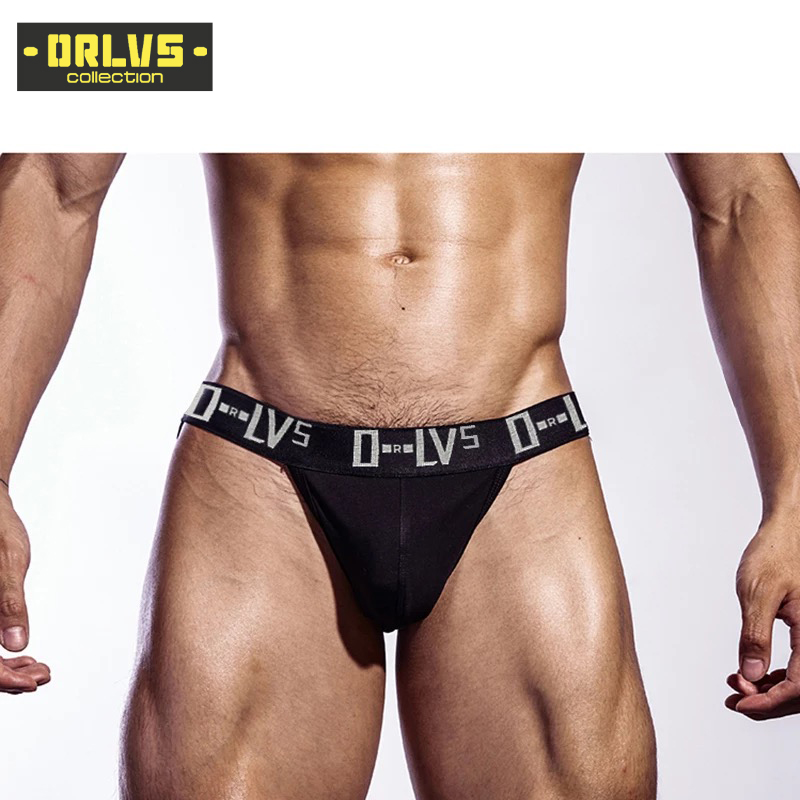 ORLVS Quần lót in họa tiết chữ đơn giản gợi cảm thời trang dành cho nam 214