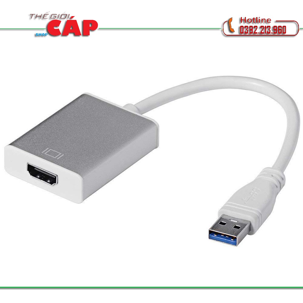 Đầu chuyển đổi USB 3.0 to HDMI hỗ trợ full HD 1080p/2K