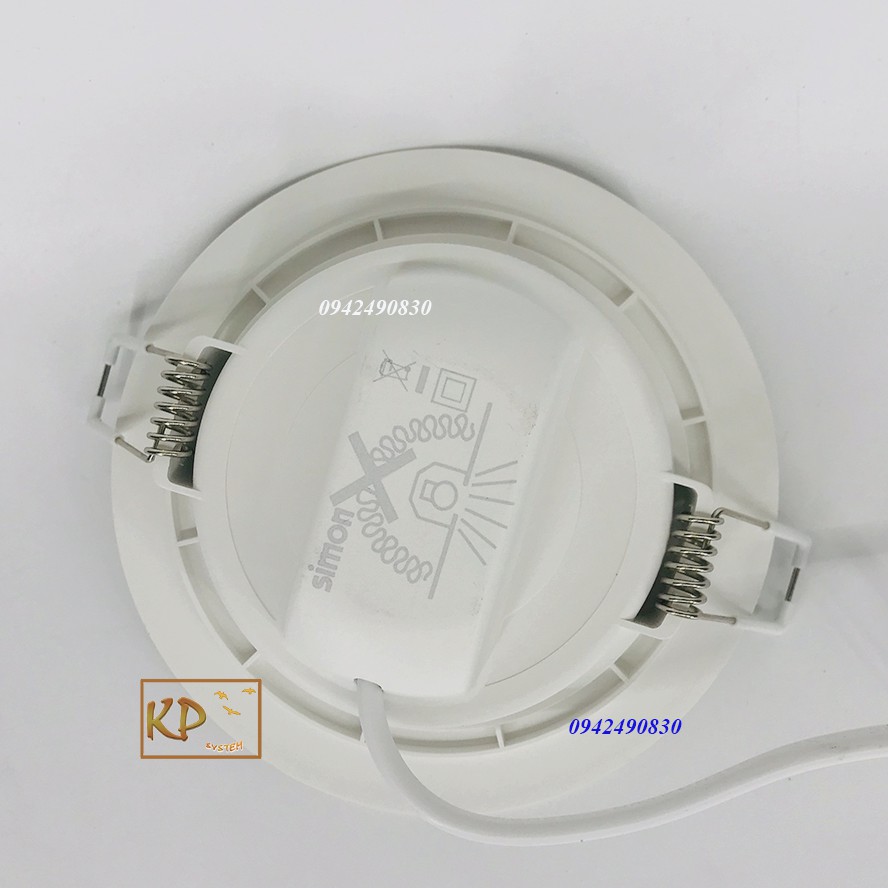 Đèn LED âm trần downlight ánh sáng trung tính 4000K 8W valor Simon N03E0-1100