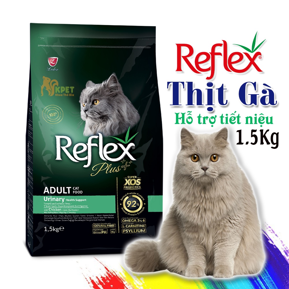 Hạt mèo Reflex Plus 1.5kg - Thức ăn mèo cao cấp nhập Thổ Nhỉ Kì