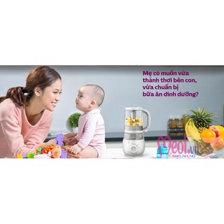 MÁY HẤP XAY THỨC ĂN CHO BÉ AVENT 4 IN 1 SCF875/02