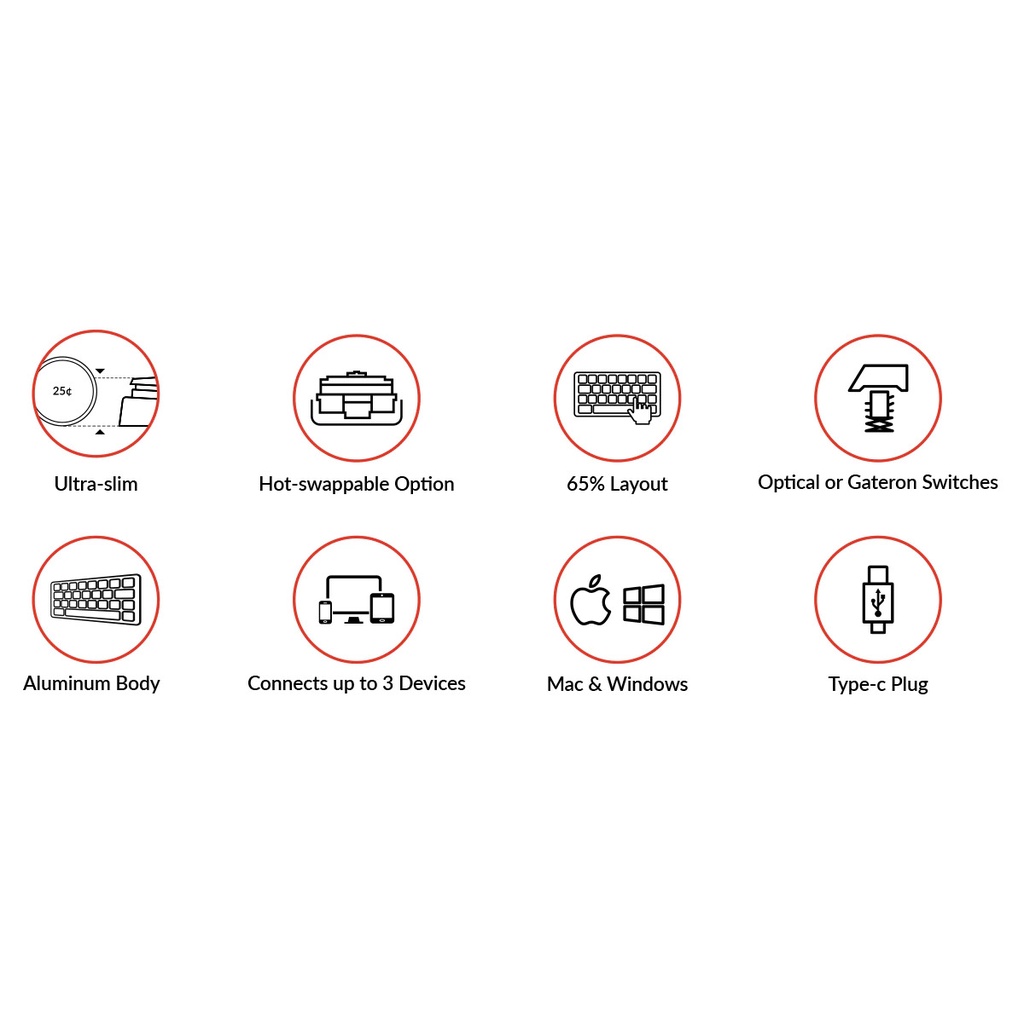 Bàn phím cơ không dây Keychron K7