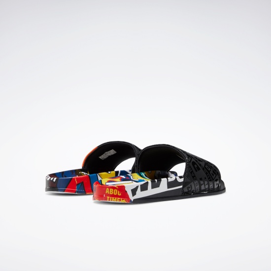 Dép Adidas quay ngang ReeBok BE Black Eye Patch Black Men - G55625 - Hàng chính hãng