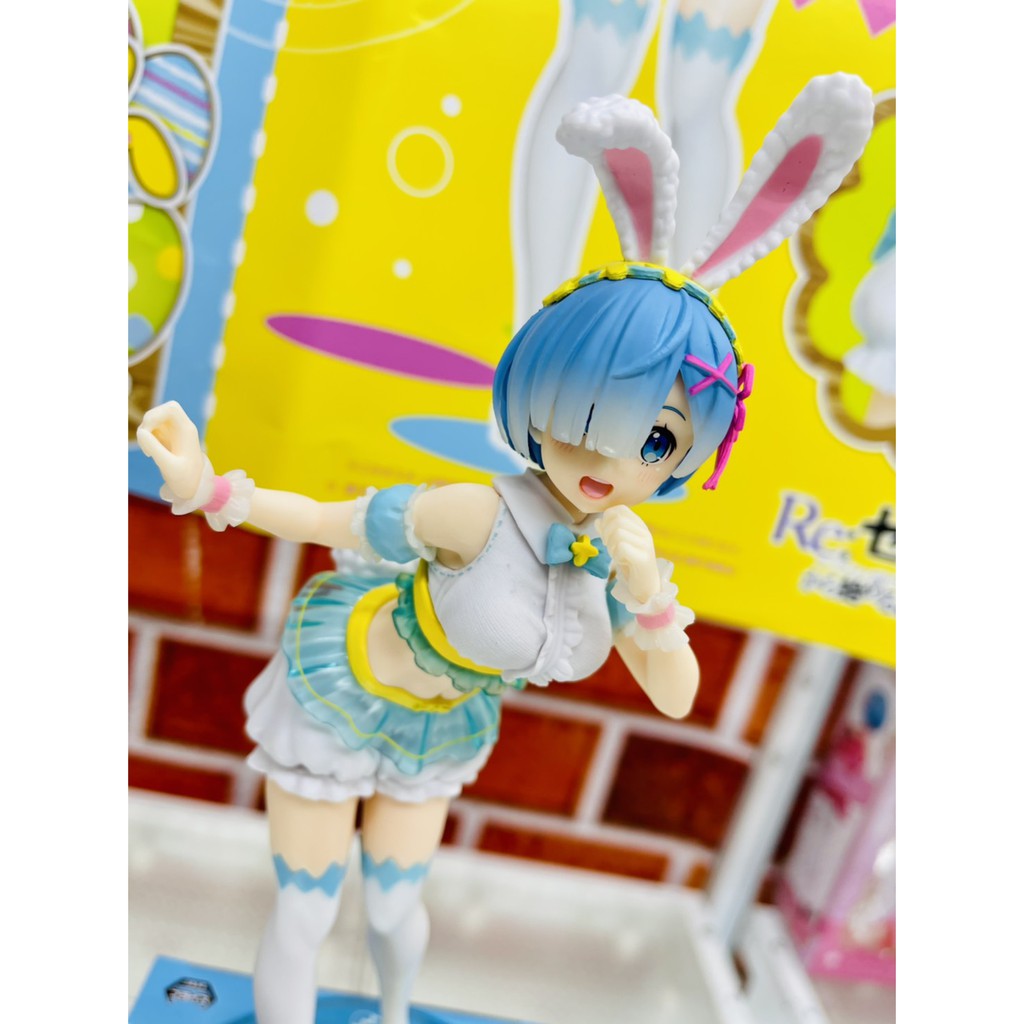 Mô hình chính hãng REM - phiên bản THỎ HAPPY EASTER 2021 - RE: Zero - hãng TAITO