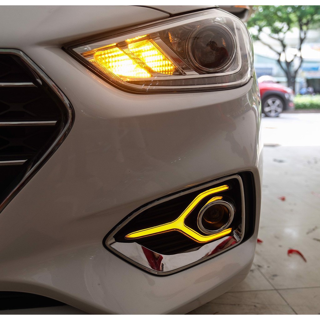 Led Gầm Trước + Sau Xe Hyundai Accent 2018 2019 2020