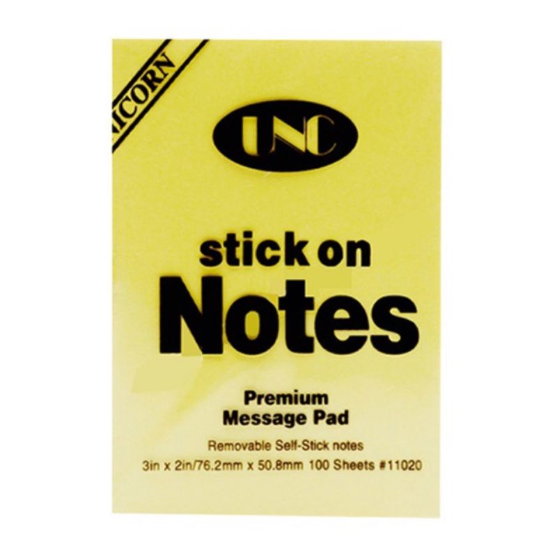Giấy note UNC 3x2, 3x3, 3x4, 3x5