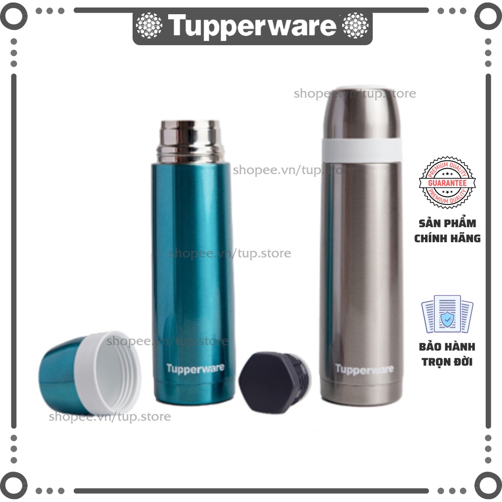 Bình Giữ Nhiệt Thermos Sparkling 500ml Tupperware + Tặng 1 túi vải đựng