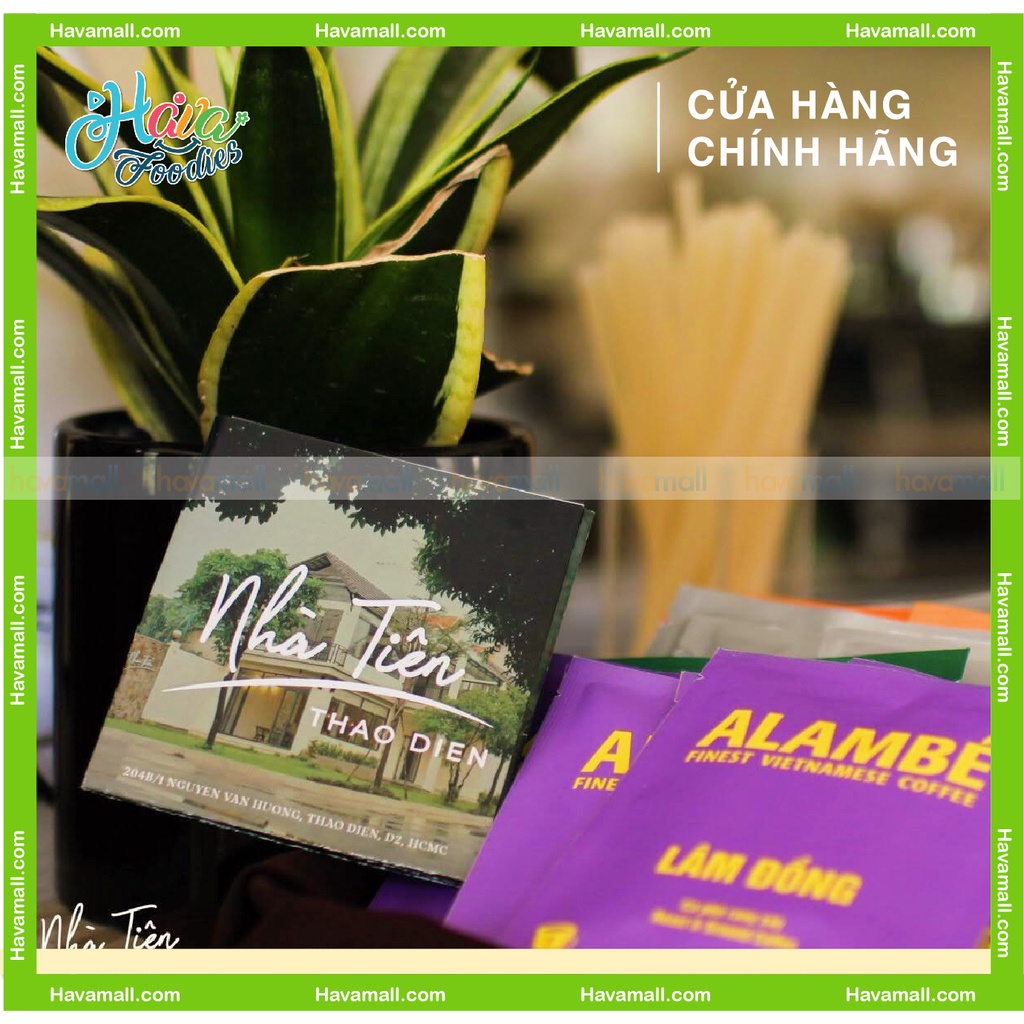 [HÀNG CHÍNH HÃNG] Cà Phê Phin Giấy ALAMBÉ 18 Gói x 10gr