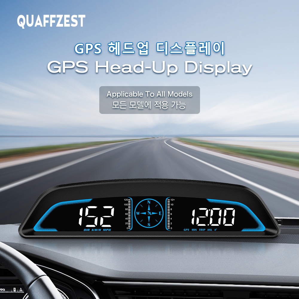 Đồng Hồ Đo Tốc Độ Kỹ Thuật Số HUD G3 GPS Thông Minh Cho Mọi Loại Xe Hơi