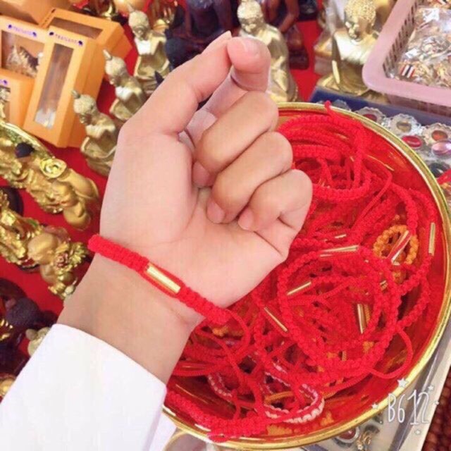 Vòng Đeo Tay Chỉ Đỏ May Mắn THÁI LAN [GIÁ RẺ] quà tặng cho bé