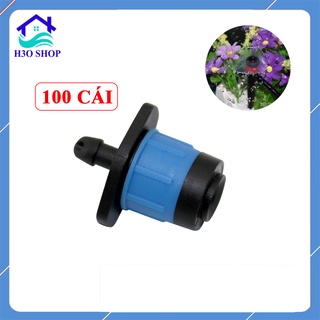 100 cái - béc tưới gốc - béc xòe tỏa tròn 360 độ , chân 6mm