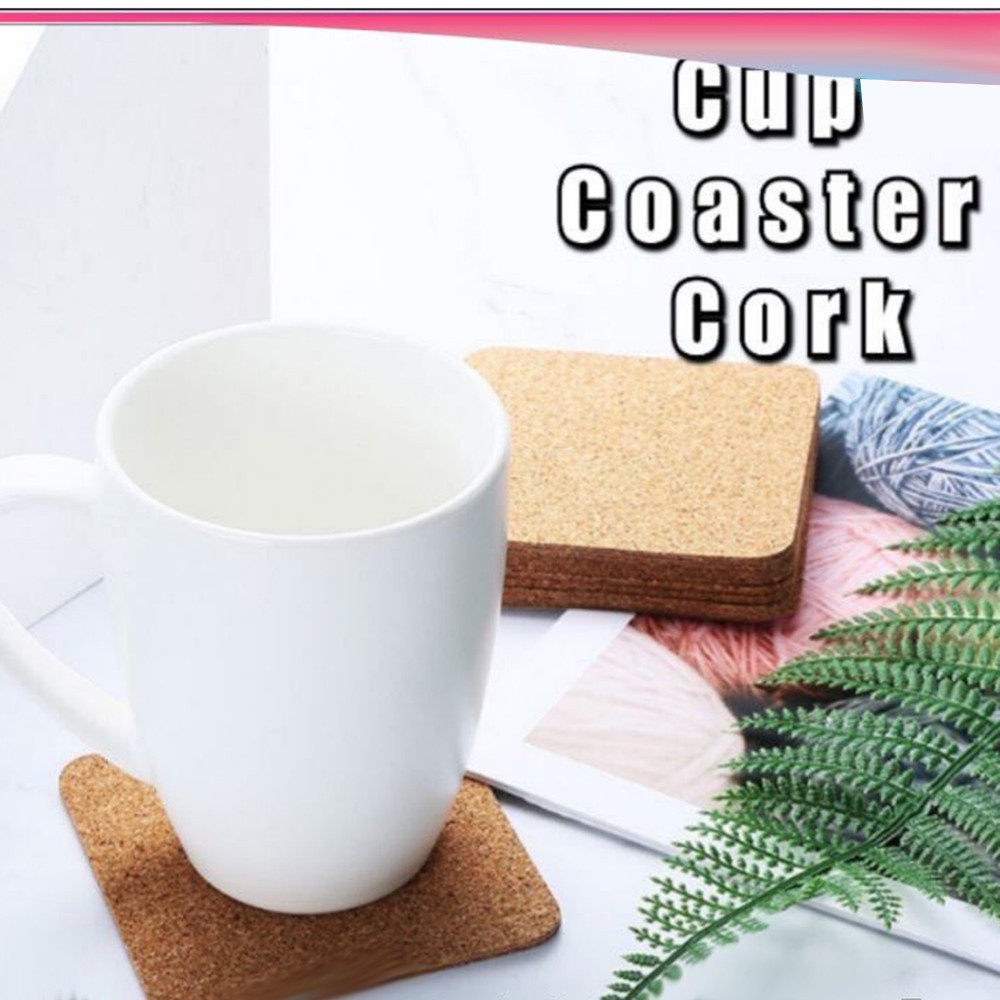 Set 2 Miếng Lót Ly Cốc Hình Tròn Cách Nhiệt Chống Trượt Tiện Dụng ★★★[Available]