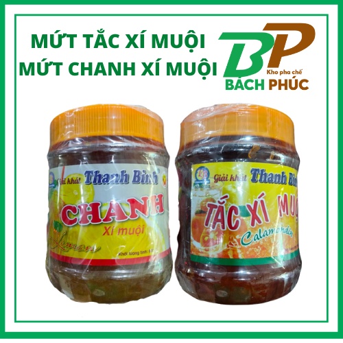 Tắc Xí Muội Chanh Xí Muội 900g Thanh Bình -Kho pha chế Bách Phúc Đà Nẵng Kho pha chế Đà Nẵng