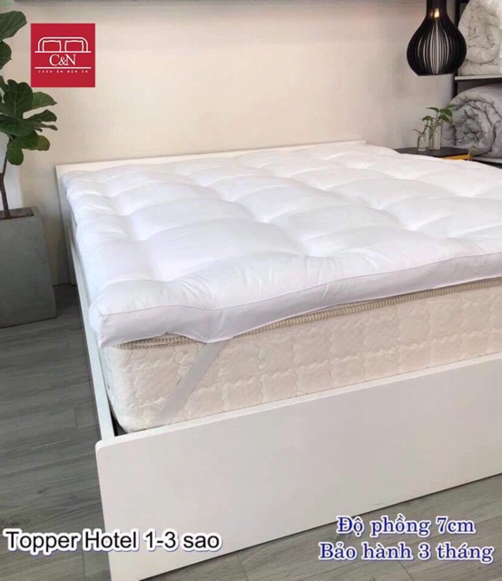 Đệm Topper Hotel độ phồng nệm 7cm