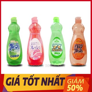 NƯỚC RỬA CHÉN BÁT ROCKET NHẬT BẢN ( 600ML - NHIỀU MÙI HƯƠNG) - HÀNG NỘI ĐỊA NHẬT