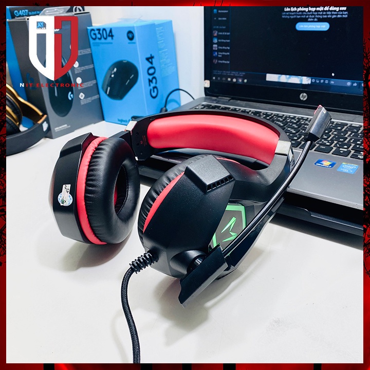 Tai nghe chụp tai máy vi tính laptop chuyên game cao cấp Microlab G7 headphones có dây
