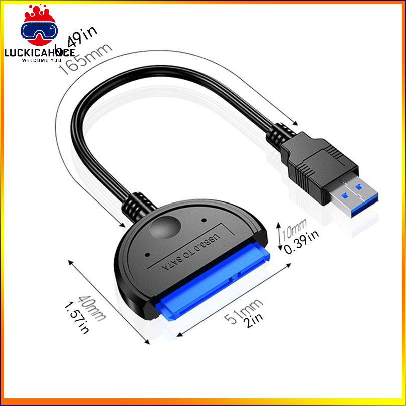 Dây Cáp Chuyển Đổi Usb 3.1 Type C Sang Sata Iii Hdd Ssd 2.5 "22-Pin Uasp | BigBuy360 - bigbuy360.vn