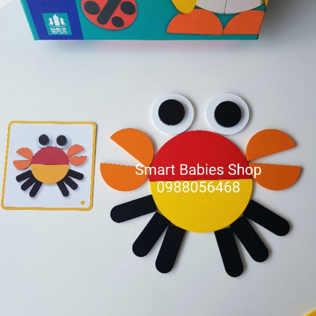 [Mã LIFETOYS1 giảm 30K đơn 99K] Đồ chơi gỗ ghép hình tư duy con vật Montessori