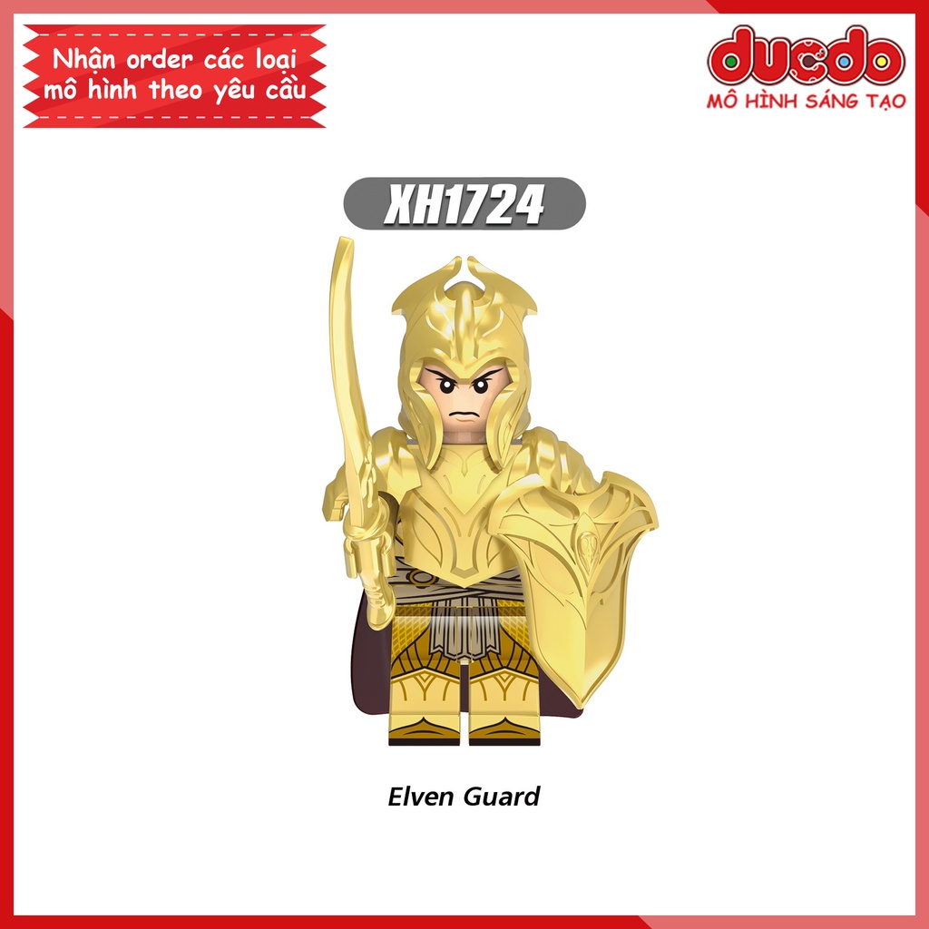 Minifigures nhân vật chiến binh Elves phim Chúa Tể Những Chiếc Nhẫn - Đồ chơi Lắp ghép Xếp hình Mô hình Mini XINH X0315