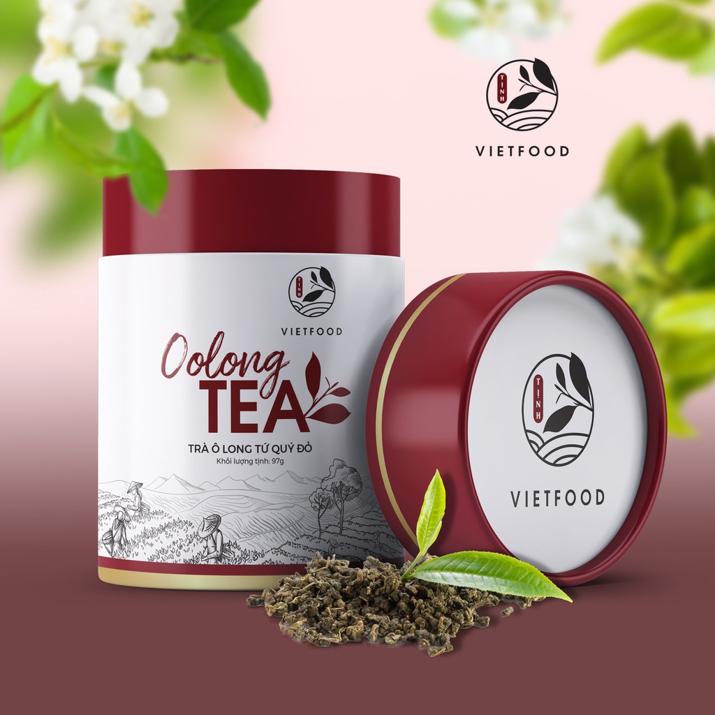 Trà Ô Long Tứ Quý Đỏ Lon 115gr
