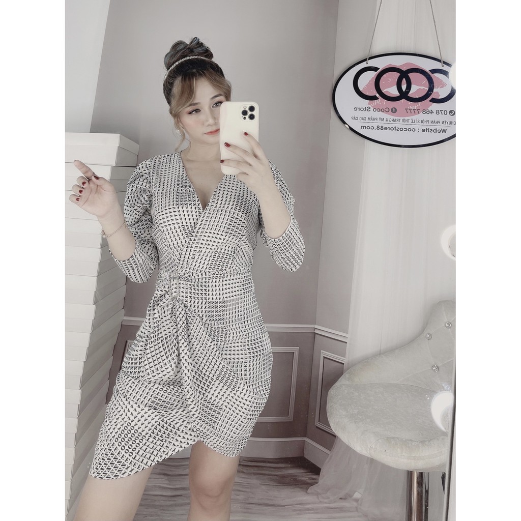 Đầm vải lụa Hàn Châu nhập khẩu cao cấp - DA003 | BigBuy360 - bigbuy360.vn