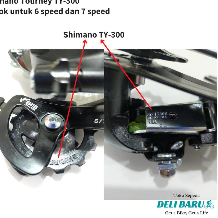 Bộ Đề Sau Xe Đạp 6 7 Tốc Độ Shimano Tourney Ty300 Mtb