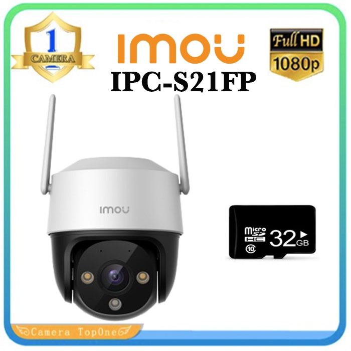 CAMERA IMOU PT 2MP IPC-S21FP CHÍNH HÃNG TÍCH HỢP MIC