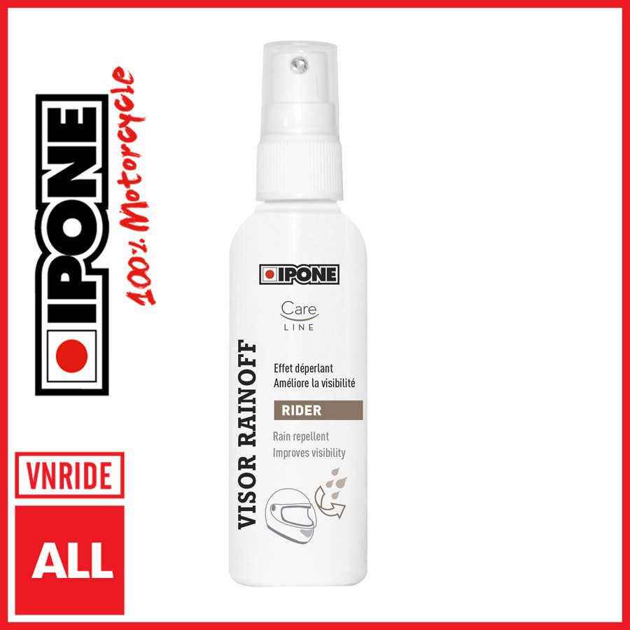 Chai Xịt Chống Bám Nước Kính Mũ Bảo Hiểm - VISOR RAINOFF IPONE - Hàng chính hãng