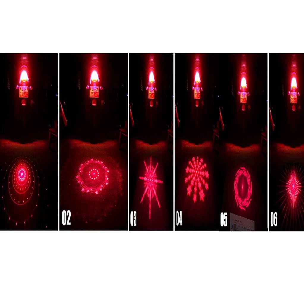 (FREESHIP) ĐÈN  LED 6 CHẾ ĐỘ A,B,C CẢNH BÁO KHOẢNG CÁCH AN TOÀN Ô TÔ- XE MÁY.